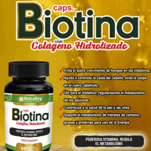 Cápsulas 60. BIOTINA (sistema circulatorio)