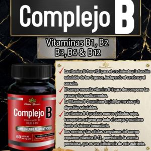 COMPLEJO B. 60 Cápsulas. (sistema inmunológico)