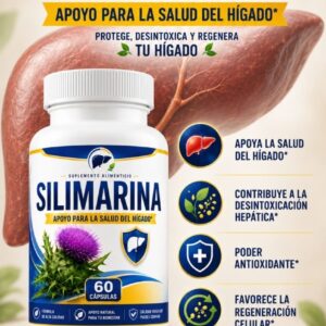 SILIMARINA  60 Cápsulas. ( sistema hepático)