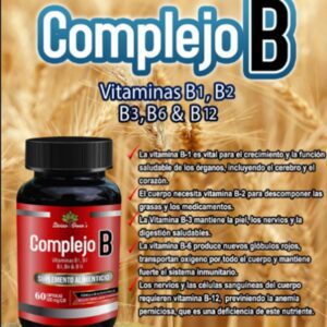 COMPLEJO B. 60 Cápsulas. (sistema inmunológico)