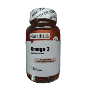 Cápsulas 100. OMEGA 3 con SALMON OIL - Alta Potencia. 1300 MG (sistema cerebral)