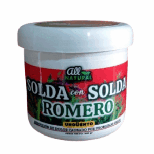 Ungüento SOLDA con SOLDA & ROMERO - 300 Gramos (Especial para Fracturas y Golpes) (sistema dermatológico)