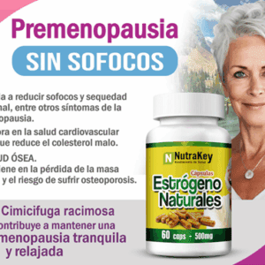 ESTROGENOS NATURALES. 60 Cápsulas (sistema hormonal)