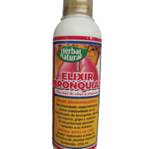 JARABE ELIXER BRONQUIAL 250 Mililitros (sistema pulmonar)