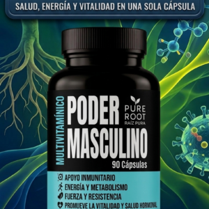 MULTIVITAMINICO HOMBRE 90 Cápsulas (sistema cerebral)