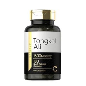 TONGKAT ALI 1600 MG 180 Cápsulas.  (Mejora Significativamente el Desempeño Deportivo)
