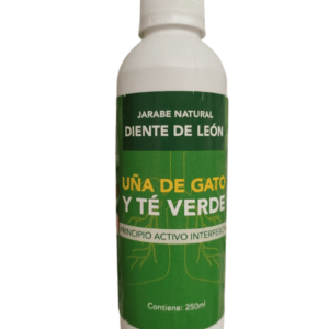 JARABE UÑA DE GATO Y TÉ VERDE 250 Mililitros (sistema Inmunológico)