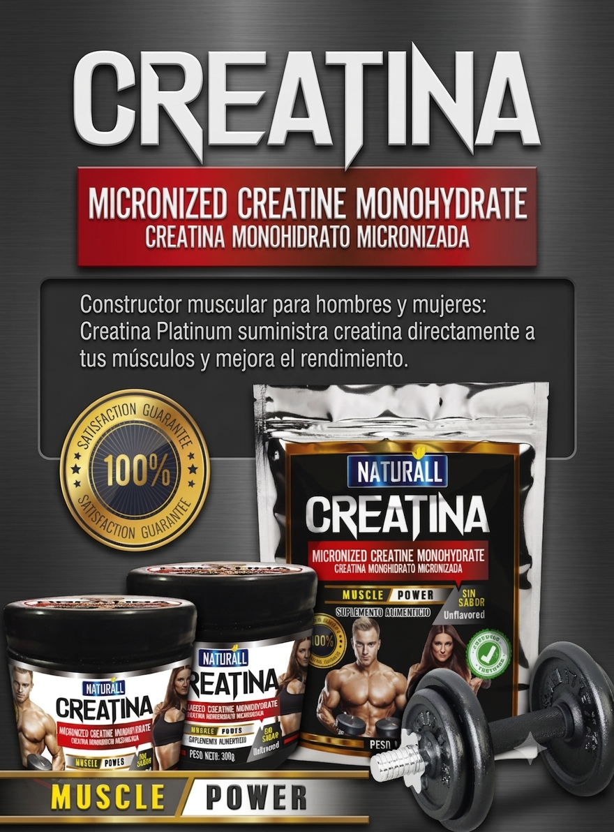 CREATINA 250 Gramos (sistema muscular)