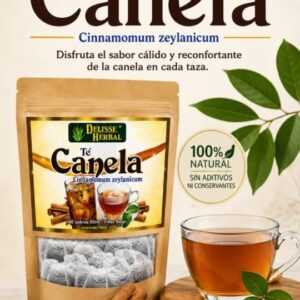 TÉ CANELA 40 UNIDADES (sistema circulatorio)