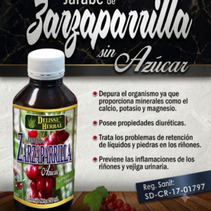 ZARZAPARRILLA SIN AZUCAR 250 Mililitros (sistema renal)